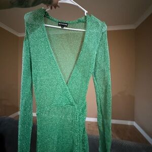 Green Knit Dress
